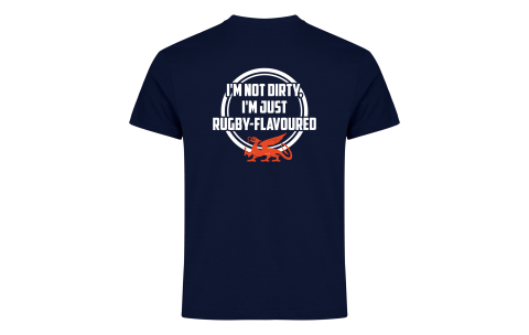 RCD - CLIQUE PREMIUM-T MENS DARK NAVY RUGBY FLAVOURED